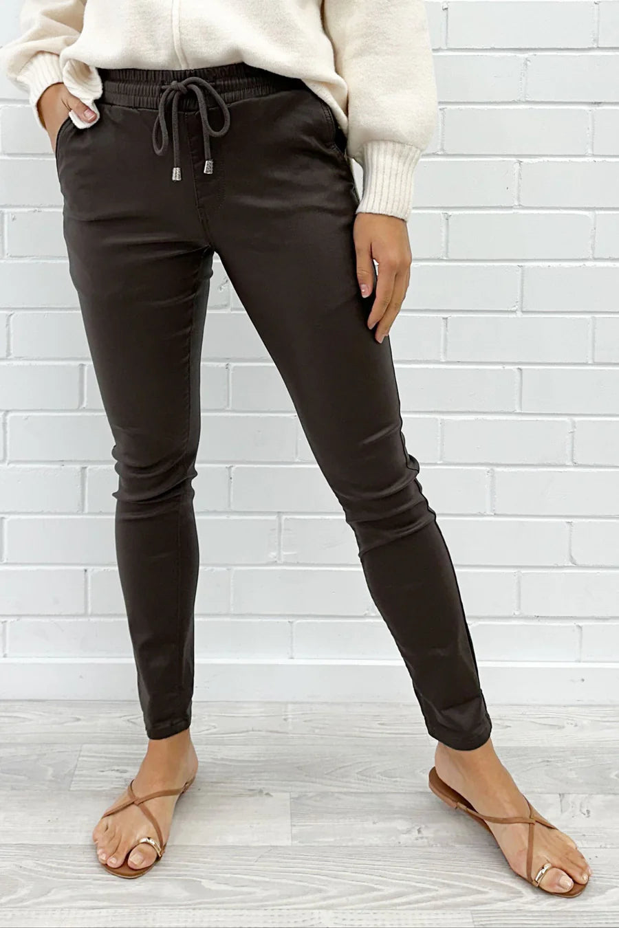 Pippa Wet Look Jogger