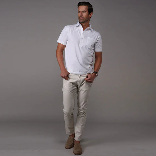Semi-Spread Collar Polo